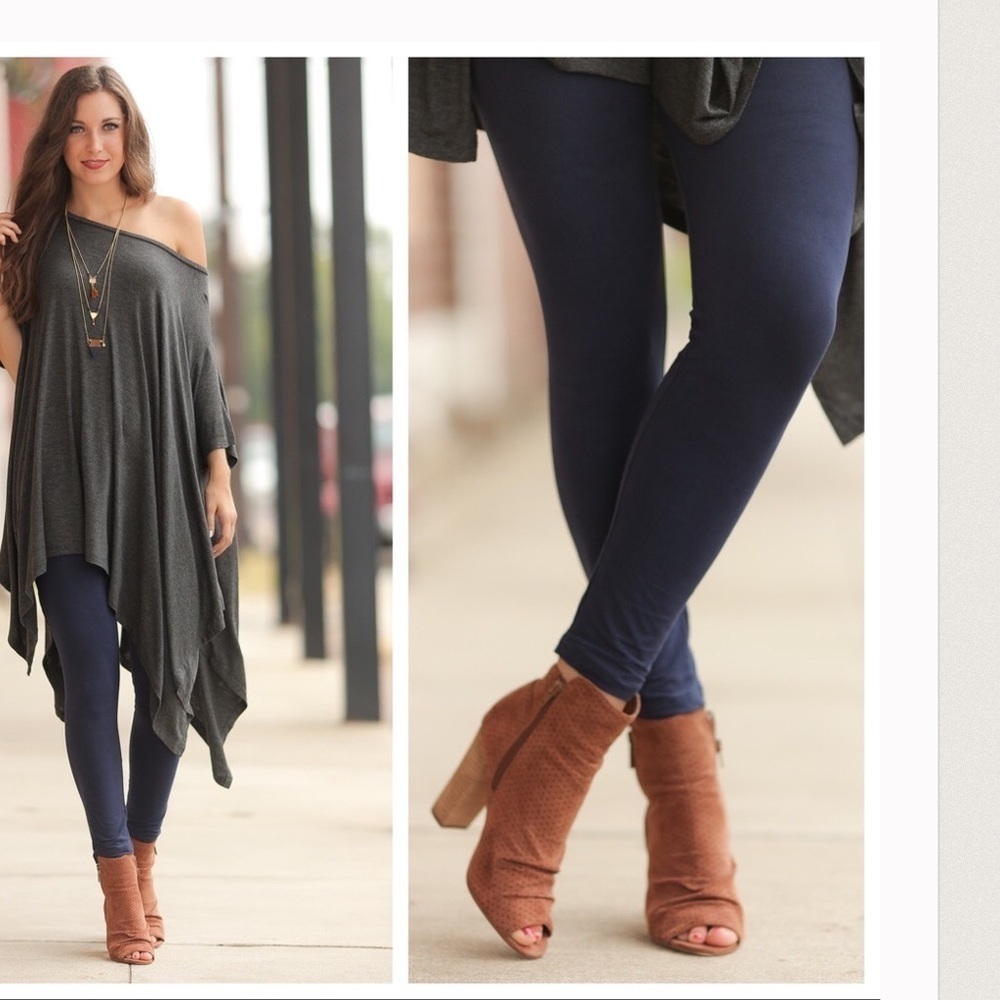 Softest, comfiest leggings now stocked in navy!